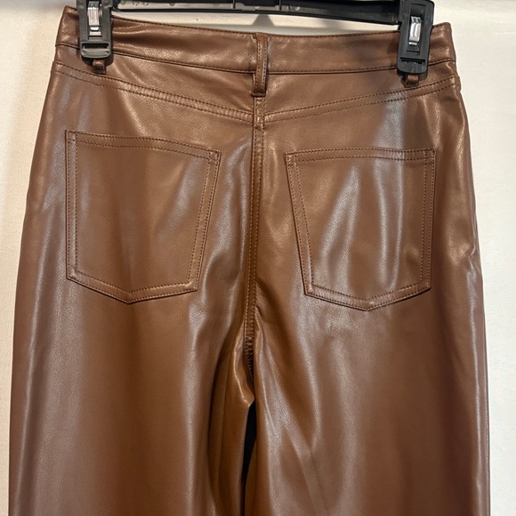 OAK + FORT Brown Straight Leg Pants - Picture 6 of 10